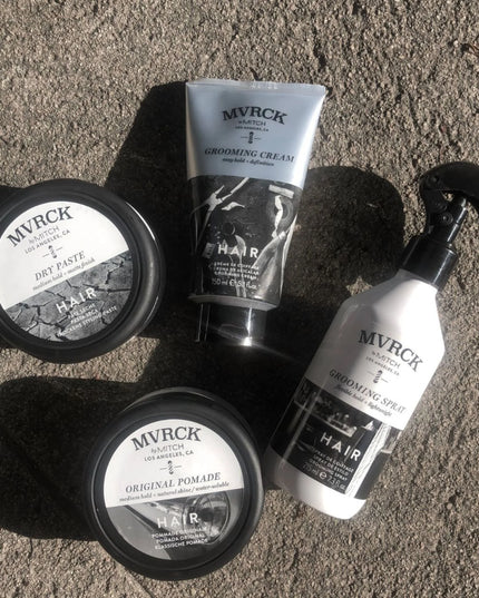 Smooth styling cream for men creates laid-back hairstyles with natural shine. 