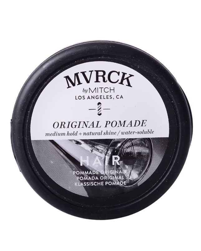 Universal pomade with medium hold.