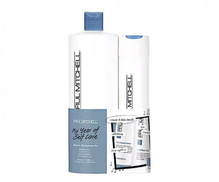 Give your hair the ultimate daily care it deserves with the Paul Mitchell My Year of Self Care Classic Duo Set. This limited-edition, salon-exclusive promotional bundle pairs two of Paul Mitchell’s most iconic, original formulas to cleanse, hydrate, and protect all hair types. Featuring a massive 1-liter bottle of Shampoo One and a full-size leave-in conditioner, this set delivers professional results, exceptional shine, and long-lasting value.