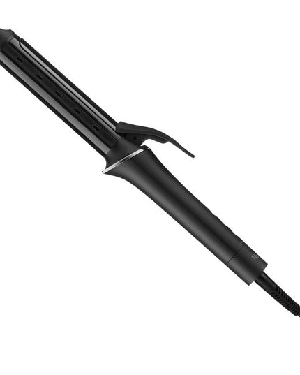 Customizable tension for defined, bouncy curls. Designed with a TensionTune Dial, the Neuro Curl+ delivers customizable clip tension for every hair type. NeutraHeat™ Technology ensures even heat across the ion-enhanced CeraShine ceramic barrel to help speed up styling and minimize damage. Say hello to shiny, lasting curls.