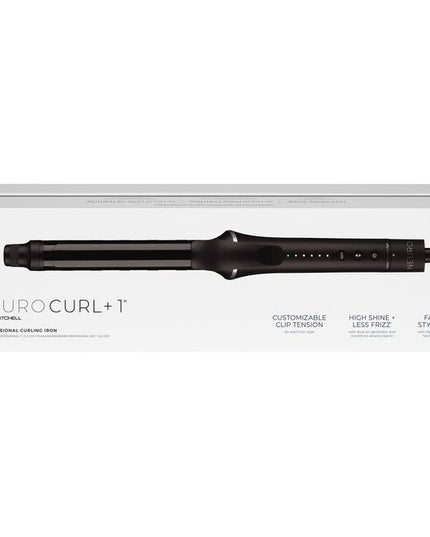 Customizable tension for defined, bouncy curls. Designed with a TensionTune Dial, the Neuro Curl+ delivers customizable clip tension for every hair type. NeutraHeat™ Technology ensures even heat across the ion-enhanced CeraShine ceramic barrel to help speed up styling and minimize damage. Say hello to shiny, lasting curls.