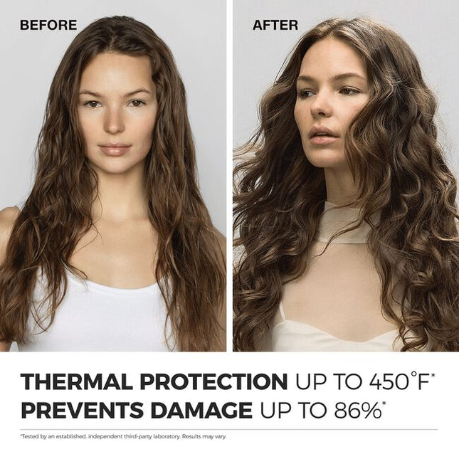 Prep hair for the perfect blowout! Neuro Prime HeatCTRL Blowout Primer protects against heat damage from blow-drying with HeatCTRL Technology— John Paul Mitchell System's exclusive heat-activated blend that delivers advanced thermal protection up to 450°F, so you get all of the styling power and silky-smooth, shiny results without the damage.