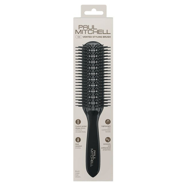Pro Tools 1016 Vented Styling Brush
Blow-dry seamlessly with ultimate control. With an antistatic coating, semi-flexible bristles and thoughtfully placed vents for maximum airflow, the 1016 Vented Styling Brush is designed to deliver the perfect blowout.