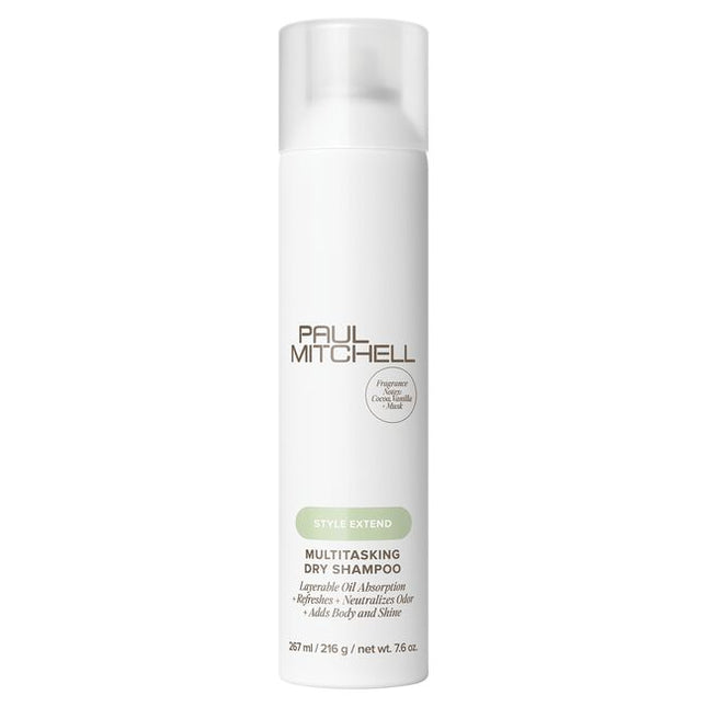 Absorbs oil at the roots and adds soft body and shine. Leaves hair with a warm amber gourmand fragrance.