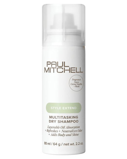Absorbs oil at the roots and adds soft body and shine. Leaves hair with a warm amber gourmand fragrance.