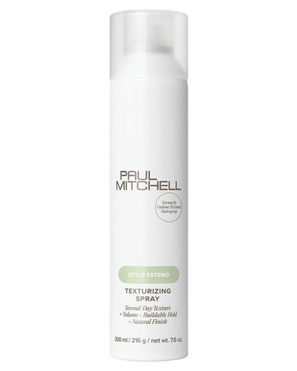 Super-light spray helps extend your style. Creates undone, workable texture and body with a natural finish.