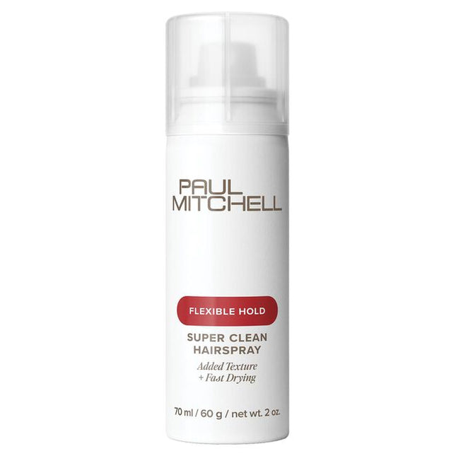 Paul Mitchell Super Clean Extra Hairspray
Long-Lasting + Dry Finish

Quick-drying, strong-hold hairspray locks hair in place with added volume and a shiny finish.