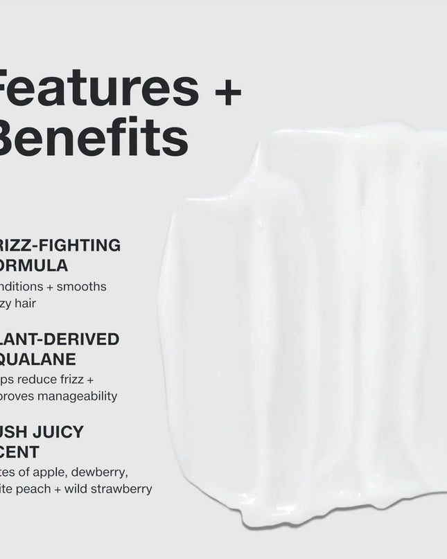 Smooth and soften hair every time you condition. Formulated with plant-derived squalane to help reduce frizz and improve manageability.