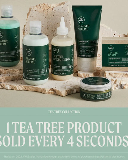 Tea Tree Special Grooming Pomade - Experience old-school grooming with a modern kick. This invigorating pomade adds polish and flexible hold, perfect for shaping hair and defining waves or curls with tons of shine. It contains flexible resins and vegetable-based conditioners to soften and hold, while a burst of cool mint, tea tree and citrus refreshes to leave hair smelling great.