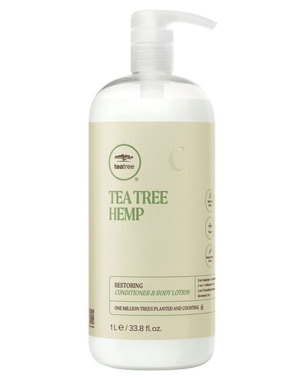 Create a retreat for your senses and restore hair and skin. Infused with nourishing hemp seed oil and protein-rich hemp extracts, this multitasking, color-safe conditioner and luxurious body lotion hydrates from head to toe with a balancing, nature-immersive aromatherapy-inspired experience.