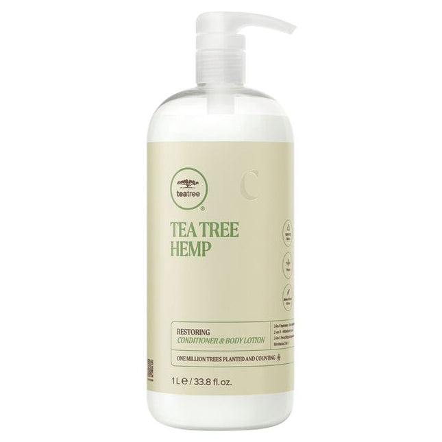 Create a retreat for your senses and restore hair and skin. Infused with nourishing hemp seed oil and protein-rich hemp extracts, this multitasking, color-safe conditioner and luxurious body lotion hydrates from head to toe with a balancing, nature-immersive aromatherapy-inspired experience.