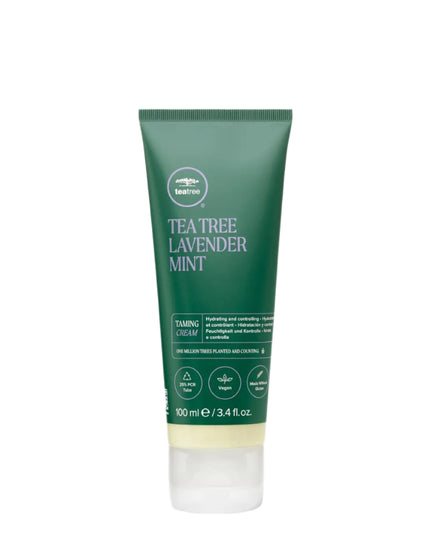 LAVENDER MINT TAMING CREAM - Enhance curls and waves and fight frizz with this rich hair styling cream. It shapes and nourishes curly and wavy hair for enhanced natural styles or a smooth blowout. Monoi, pequi and jojoba oils help to deeply hydrate and nourish the hair without weighing it down.