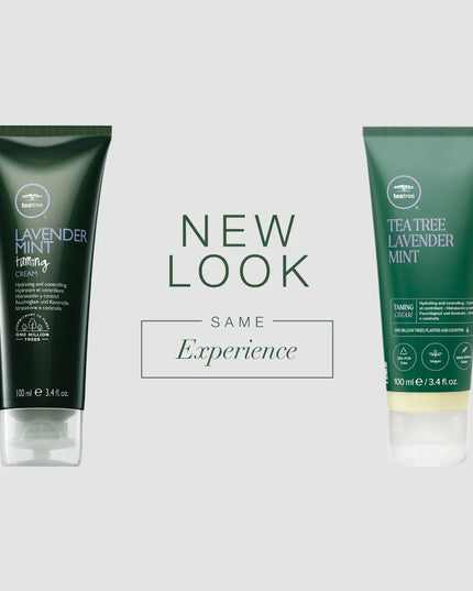 LAVENDER MINT TAMING CREAM - Enhance curls and waves and fight frizz with this rich hair styling cream. It shapes and nourishes curly and wavy hair for enhanced natural styles or a smooth blowout. Monoi, pequi and jojoba oils help to deeply hydrate and nourish the hair without weighing it down.