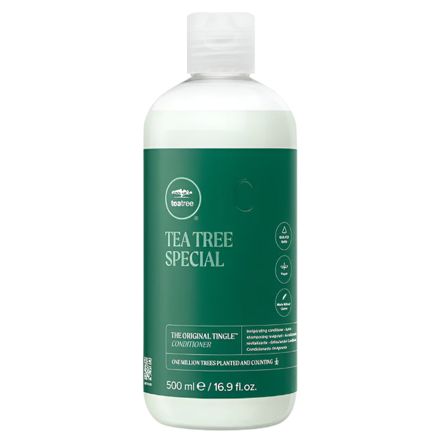 Tea Tree Special Conditioner - Your hair deserves special treatment. Renew and revive with the refreshing tingle of this invigorating conditioner. It contains a moisturizing botanical blend that helps to soften, smooth and tackle tangles for instant manageability. The fresh scent of tea tree oil, peppermint and lavender invigorates the scalp and leaves hair smelling great.