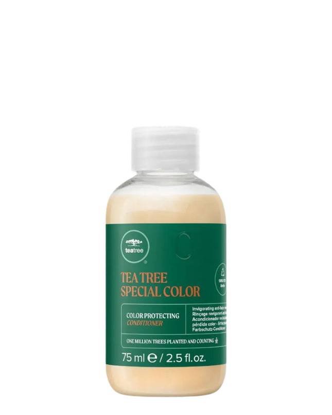 Tea Tree Special Color Conditioner - Give your hair a special treatment and experience Tea Tree’s signature tingle in color-protecting formula. Ideal for color-treated hair, this color-safe conditioner tackles tangles for instant manageability, leaving the hair and scalp looking and feeling healthy.