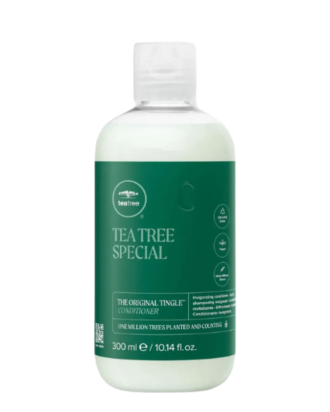 Tea Tree Special Conditioner - Your hair deserves special treatment. Renew and revive with the refreshing tingle of this invigorating conditioner. It contains a moisturizing botanical blend that helps to soften, smooth and tackle tangles for instant manageability. The fresh scent of tea tree oil, peppermint and lavender invigorates the scalp and leaves hair smelling great.