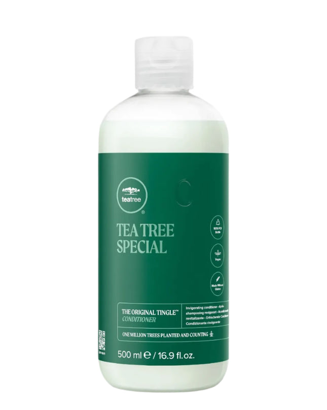 Tea Tree Special Conditioner - Your hair deserves special treatment. Renew and revive with the refreshing tingle of this invigorating conditioner. It contains a moisturizing botanical blend that helps to soften, smooth and tackle tangles for instant manageability. The fresh scent of tea tree oil, peppermint and lavender invigorates the scalp and leaves hair smelling great.