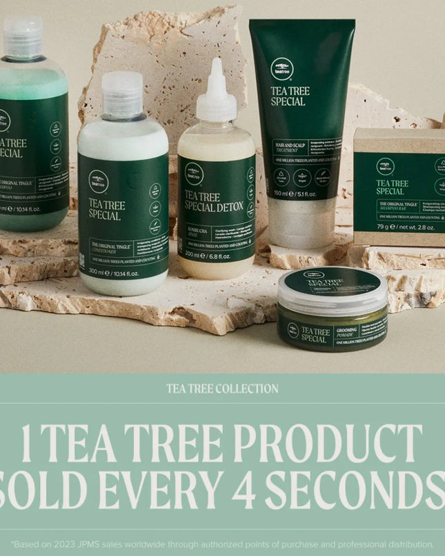 Tea Tree Special Conditioner - Your hair deserves special treatment. Renew and revive with the refreshing tingle of this invigorating conditioner. It contains a moisturizing botanical blend that helps to soften, smooth and tackle tangles for instant manageability. The fresh scent of tea tree oil, peppermint and lavender invigorates the scalp and leaves hair smelling great.