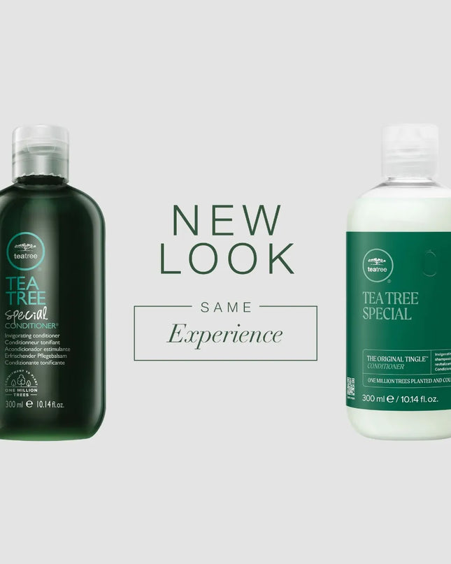 Tea Tree Special Conditioner - Your hair deserves special treatment. Renew and revive with the refreshing tingle of this invigorating conditioner. It contains a moisturizing botanical blend that helps to soften, smooth and tackle tangles for instant manageability. The fresh scent of tea tree oil, peppermint and lavender invigorates the scalp and leaves hair smelling great.