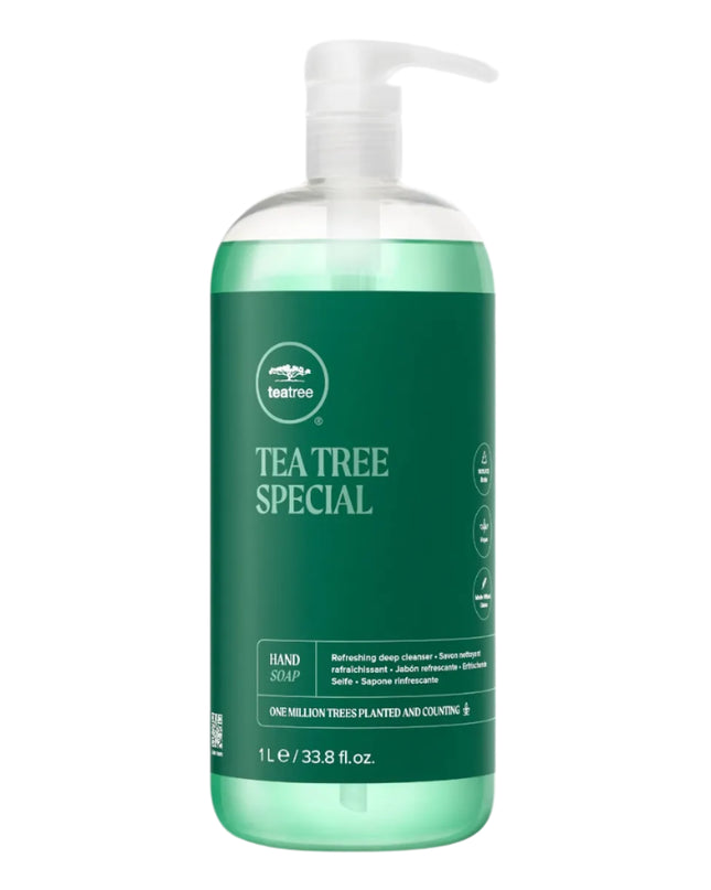 Tea Tree Special Hand Soap - Wash away dirt and grime. This refreshing liquid hand wash with tea tree oil deep cleans hands and invigorates the senses with the reviving scent of lavender, tea tree and peppermint.