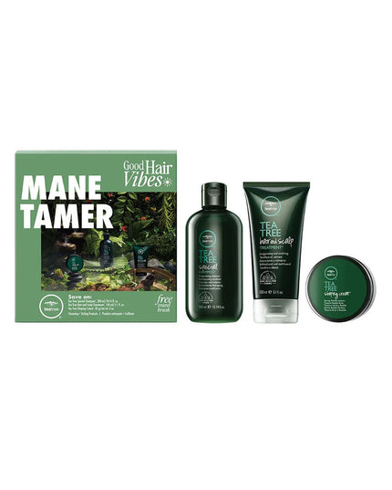 A limited-edition hair care gift set from Paul Mitchell’s Tea Tree line designed to cleanse, refresh, and style hair with invigorating tea tree ingredients.