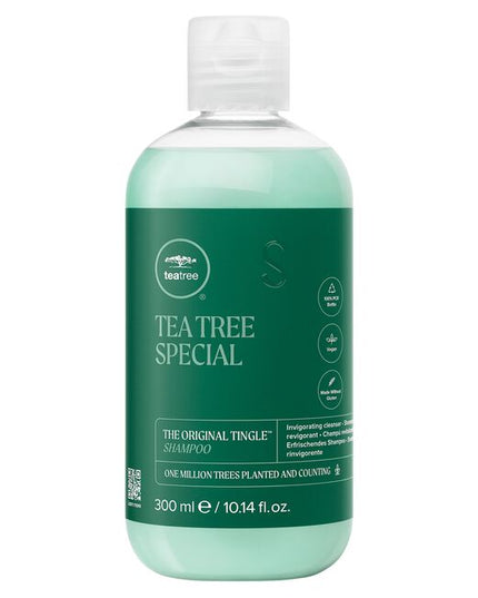 Ordinary shampoos need not apply! Get a head start every morning and experience the invigorating tingle of this #1 best-selling Tea Tree Shampoo. It contains special ingredients and tea tree oil to help wash away impurities, leaving hair fresh, clean, and full of vitality and luster. Tea tree oil, peppermint, and lavender refresh the scalp and leave hair smelling great.