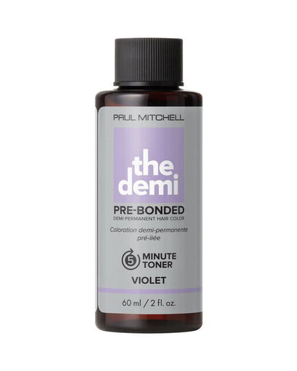 Save time in the salon with NEW The Demi Pre-Bonded 5-Minute Toners to deliver maximum tone, neutralization and/or enhancement in 5 minutes + the benefit of BONDING to help repair and strengthen the hair after lightening.