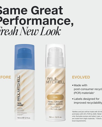 Frizz Control + Touchable Hold
Define and enhance waves and curls. The dual formula of hydrating cream and smoothing serum creates soft, shiny, frizz-free curls without stiffness.