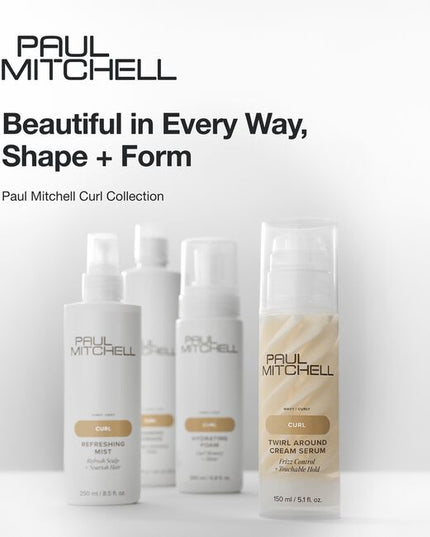 Frizz Control + Touchable Hold
Define and enhance waves and curls. The dual formula of hydrating cream and smoothing serum creates soft, shiny, frizz-free curls without stiffness.