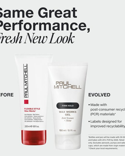 Bold Texture + Shine

High-definition wax creates extreme styles with shine.