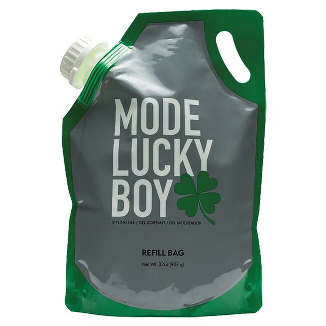 Inspired by the atmosphere of St. Patrick’s Day, this special version of MODE Styling Gel is available all year long. This powerful non-alcoholic gel is great for adding thickness and control to tame difficult hair. It features a different fragrance and a vibrant green color.