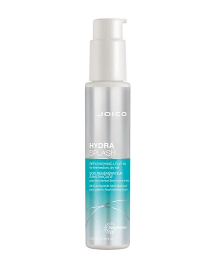 Formulated with hydrating marine ingredients, like Sea Kelp and Coconut Water, HydraSplash Replenishing Leave-In for fine-to-medium hair delivers a lightweight splash of moisture, shine, and softness for a full 24 hours.