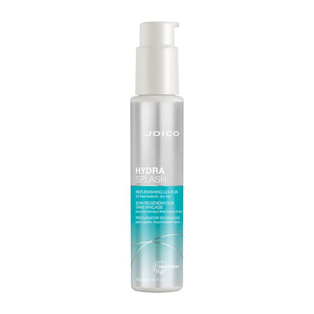 Formulated with hydrating marine ingredients, like Sea Kelp and Coconut Water, HydraSplash Replenishing Leave-In for fine-to-medium hair delivers a lightweight splash of moisture, shine, and softness for a full 24 hours.