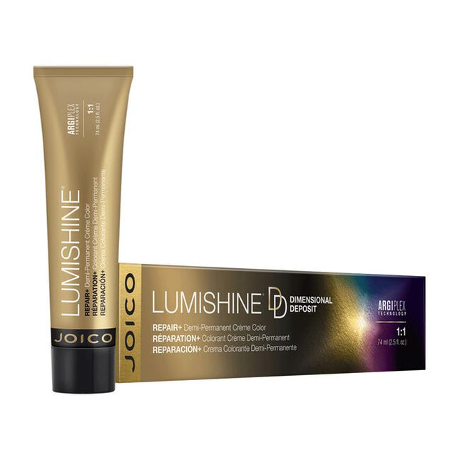 With LumiShine DD Dimensional Deposit Demi-Permanent Crème Color, you can weave the artistry of depth and dimension into every color creation, while restoring maximum hair health and a whole lot of shine. With 20 luscious hues to choose from, creating dimensional color becomes a simple, foolproof, predictable art form. This versatile formula corrects, glazes, glosses, tones, and blends gray.