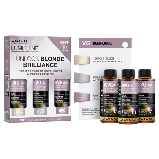 Get The Gloss That Outshines! A gentle, ammonia-free liquid color system formulated for deposit only. Guarantees predictable color results when mixed with LumiShine Crème Developer 5 Volume.