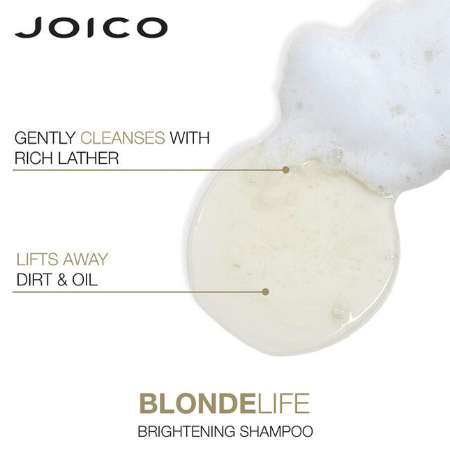 Gentle enough to use daily, sulfate-free Blonde Life Brightening Shampoo banishes brass, lifts away dirt and oil, and restores highlighted hair to optimal PH level. You'll have gleaming, on-tone blonde with slip and smoothness.