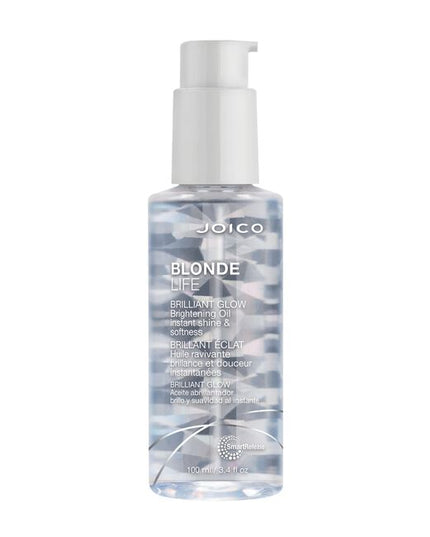 Just a drop or two of Brilliant Glow Brightening Oil, and you'll instantly experience extraordinary, crystal-clear shine; hair that's 7X stronger; free of frizz; and silky-smooth strands that are protected and nourished.