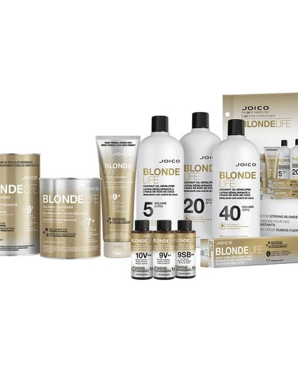5 minutes or less! That's all it takes to get fast and fabulous blonde hair with Quick Tone Liqui-Creme Toners - a swift, powerful way to make your mark on prelightened looks. Featuring anti-breakage technology and nourishing exotic oils for maximum shine, this Blonde Life collection of Sand, Silver, Violet, and Clear lets you trend-set gorgeous blonde creations faster than ever before. Go for solo shades or intermix; this gleam team makes brass a thing of the past.