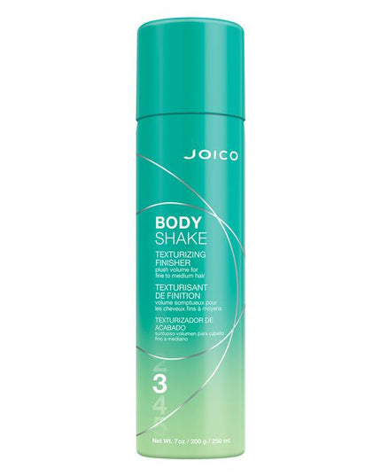 Get the body you've always wanted with the plush, airy, bombshell volume of Body Shake the buildable spray that's never stiff or sticky. Delivering a bouncy, plush finish, and the freedom to touch and retouch, you'll have fullness, fluidity, and pollution protection* in one unique finisher.