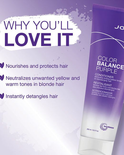 This unique, color-correcting formula preserves cool, icy blondes and silvery grays, with a nourishing, hydrating detangler that actually safeguards the vibrancy of color-treated hair.