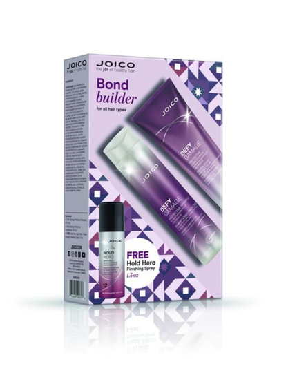 Defy Damage Duo Includes:
(1) - Defy Damage Shampoo, 10.1 fl. oz.
(1) - Defy Damage Conditioner, 8.5 fl. oz.
(1) - Hold Hero Finishing Spray, 1.5 oz.