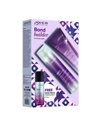 Defy Damage Duo Includes:
(1) - Defy Damage Shampoo, 10.1 fl. oz.
(1) - Defy Damage Conditioner, 8.5 fl. oz.
(1) - Hold Hero Finishing Spray, 1.5 oz.
