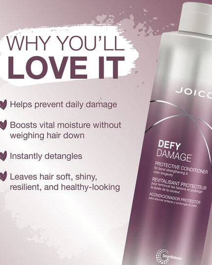 Gentle enough to use every day, but mighty enough to replenish hydration and build strength and resilience, this daily, bond-building conditioner protects hair from future damage, detangles, and wards off fading hair color.