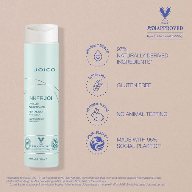 Give thirsty hair tender loving care with this restorative, moisture-rich conditioner that refreshes strands with a quenching dose of Apple Extract for nourishing results. Features 96% naturally-derived, Vegan ingredients to hydrate hair with total peace of mind.