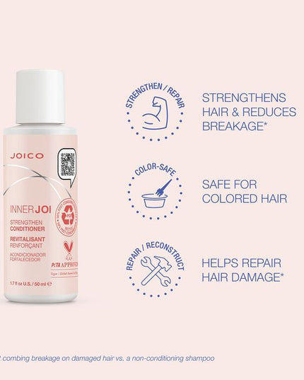 Build fortitude for the future with the Conditioner that strengthens and detangles, prevents damage, reduces frizz, and boosts big-time shine. With 96% naturally-derived, Vegan ingredients and sustainable packaging, this daily product makes a world of difference.