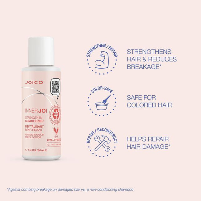 Build fortitude for the future with the Conditioner that strengthens and detangles, prevents damage, reduces frizz, and boosts big-time shine. With 96% naturally-derived, Vegan ingredients and sustainable packaging, this daily product makes a world of difference.