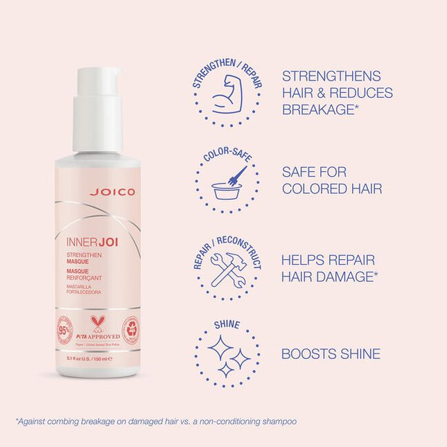 Rebuild hair’s strength with a fortifying leave-in treatment that delivers a powerful boost and a clean conscience. With 95% naturally-derived, Vegan ingredients and sustainable packaging, this deep-dive hair healer makes a world of difference.