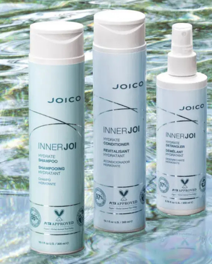 The Joico InnerJoi Hydrate Trio Pack is a comprehensive hair care solution designed to nourish and hydrate your hair.