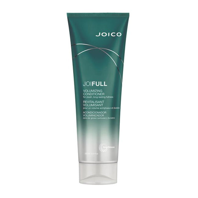 Creating full, airy, luxurious volume, JoiFULL Volumizing Conditioner’s lightweight formula detangles and amps up fine strands for instant “wow” body, humidity protection, mega shine, and stronger strands every time you use it.
