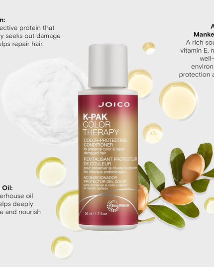 This conditioner for color-treated hair not only extends the vibrancy and life of your investment shade for up to 8 weeks, it also hydrates, strengthens strands, reduces breakage, and bumps up shine to a whole new gleam.